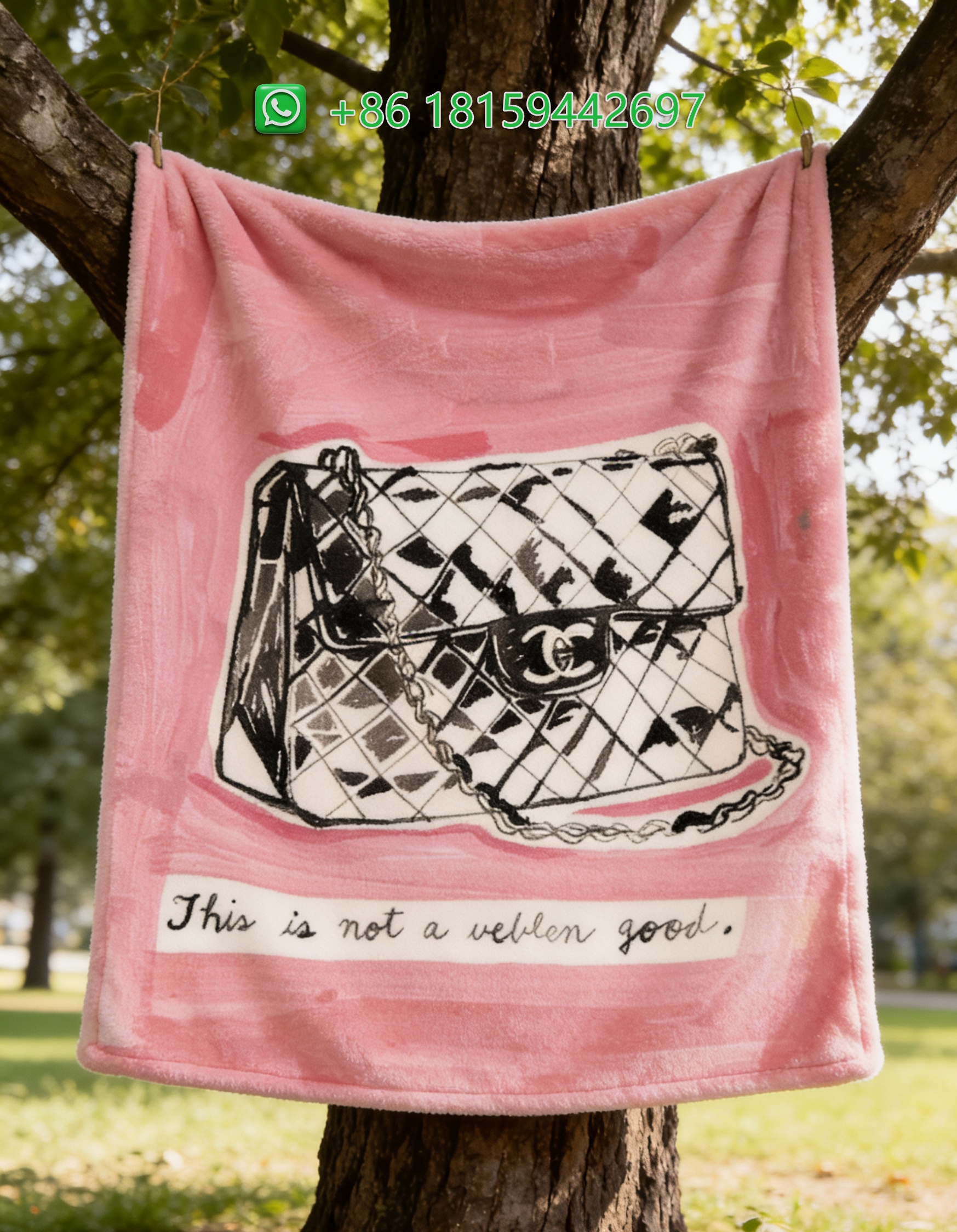 Chanel Throw Blankets